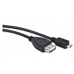 Natec NKA-0614 OTG USB-A / Micro USB 0.15m Black
