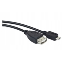 Natec NKA-0614 OTG USB-A / Micro USB 0.15m Mustana Natec NKA-0614 OTG USB-A / Micro USB 0.15m Mustana