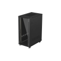 19" 27U 600 × 1000 MUSTA LATTIAKAAPPI LASIOVELLÄ, LANBERG (FLAT PACK) 19" 27U 600 × 1000 MUSTA LATTIAKAAPPI LASIOVELLÄ, LANBERG (FLAT PACK)