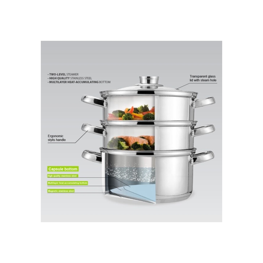 Tvaika katls MAESTRO MR-2900-24 24 cm 5,0L – 4