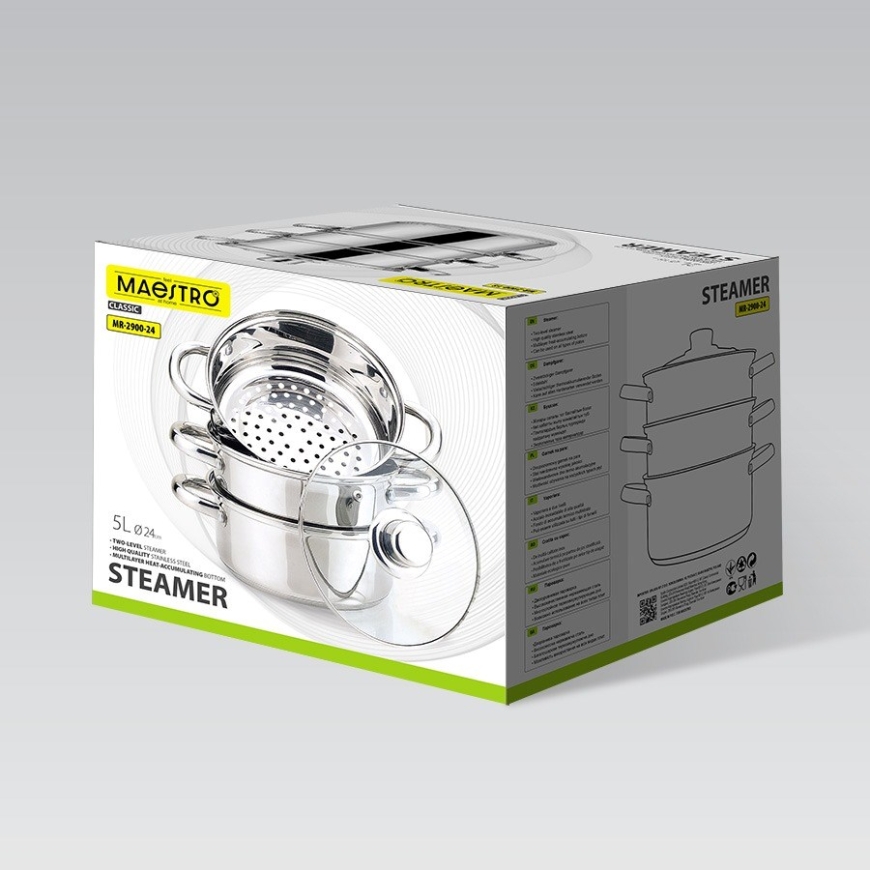 Tvaika katls MAESTRO MR-2900-24 24 cm 5,0L – 5
