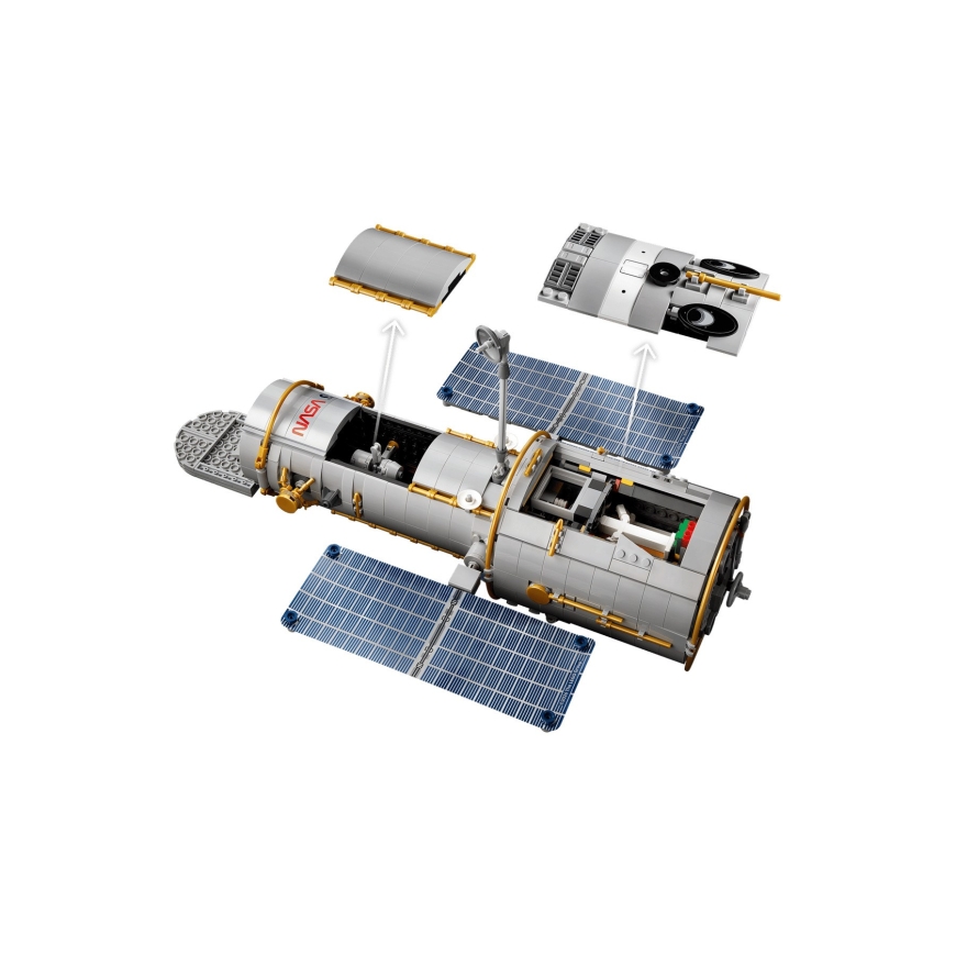 LEGO ICONS 11382 Hubble kosmosa teleskops – 5