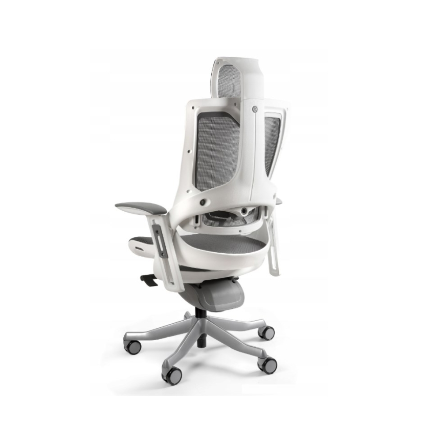 Wau 2 NW41 office chair, charcoal/white mesh – 2