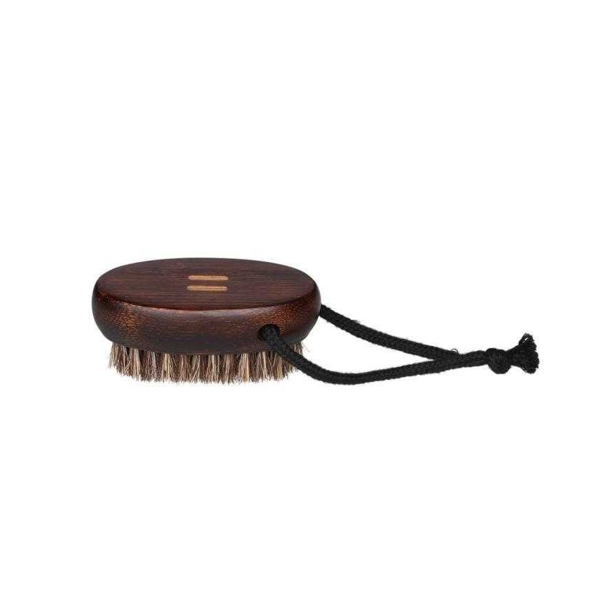 Rento RENTO OVAL NAIL BRUSH BAMBOO DARK