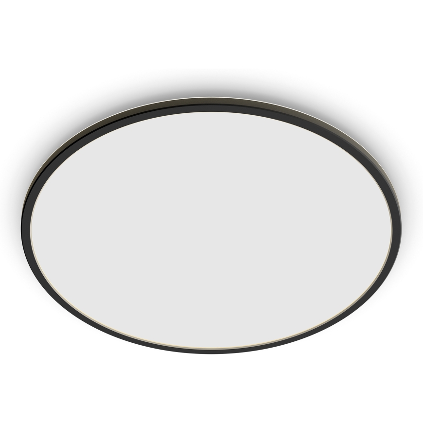 Philips SuperSlim āra griestu lampa, SceneSwitch, melna, IP54, 2700K