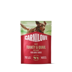 CARNILOVE Carnilove Aikuiset Koira Patee Kalkkuna ja Vilio Porkkanan Kanssa 300 g