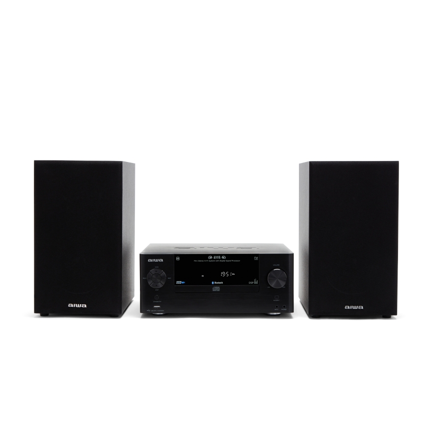 Aiwa MCBT-550 mikro hi-fi sistema, juoda