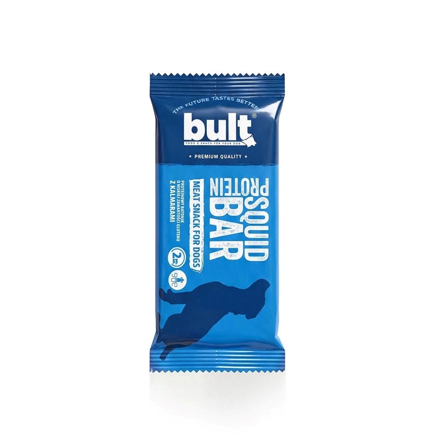 BULT proteīnu batoniņš ar kalmāriem - suņu našķis - 75g