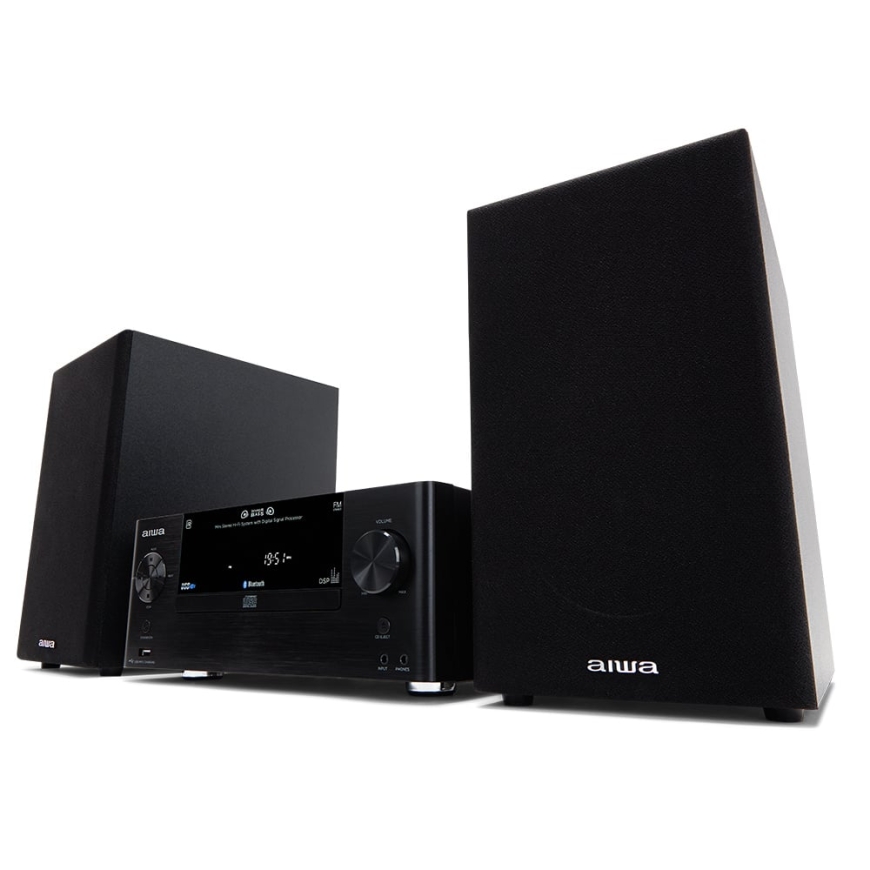 Aiwa MCBT-550 mikrohifijärjestelmä, musta – 3