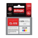 Activejet AC-513R tintes kārtridžs 1 pcs Saderība Augsta (XL) produktivitāte Tirkīzzils, Fuksīns, Dzeltens