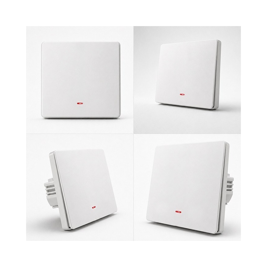 Qoltec 52719 Nutikas ühe lülitiga valguslüliti | Wi-Fi | Taimer | Tuya | Nutikas elu | Valge – 5