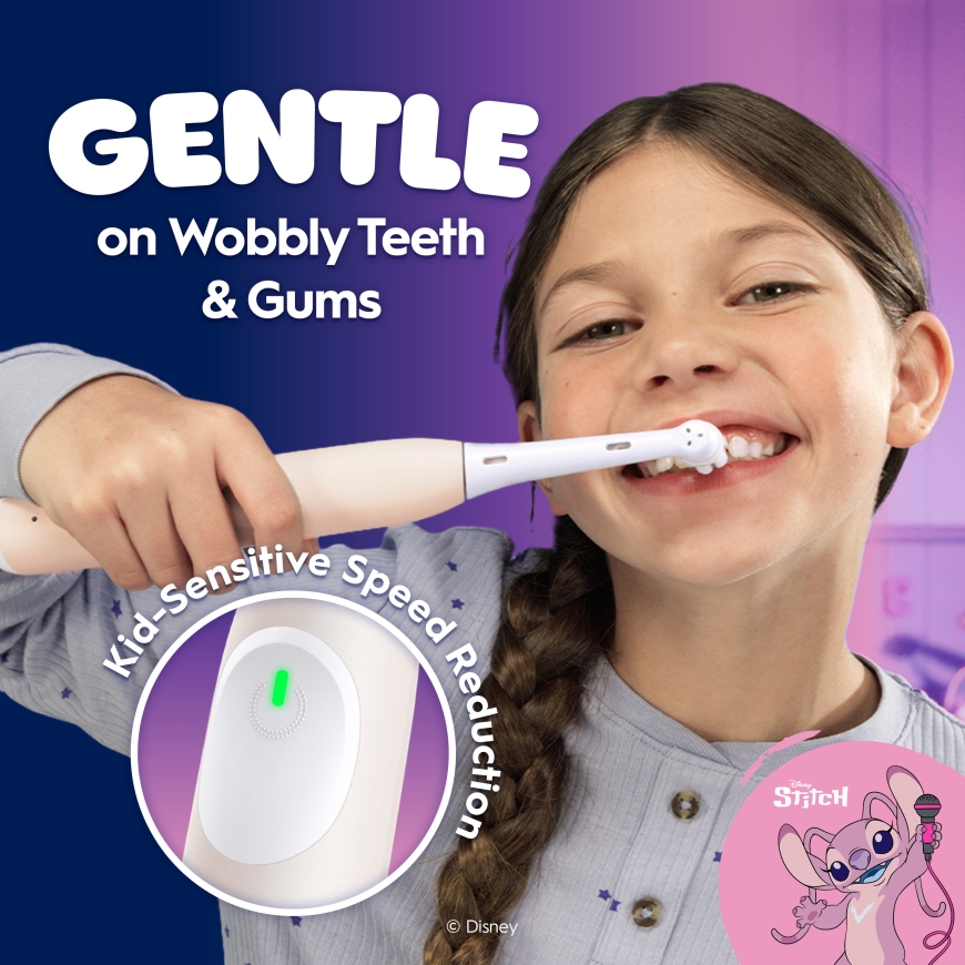 Oral-B iO Kids Disney Angel – Lilo & Stitch – hambaharja, 1 varuhari, 1 reisikotike – 4
