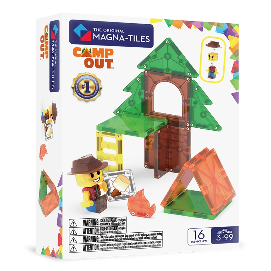 MAGNA-TILES Meža piedzīvojums magnētiskais būvkompleks, 16