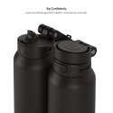 HidrateSpark PRO 2 smart water bottle with straw, 0.95 l, black HidrateSpark PRO 2 smart water bottle with straw, 0.95 l, black