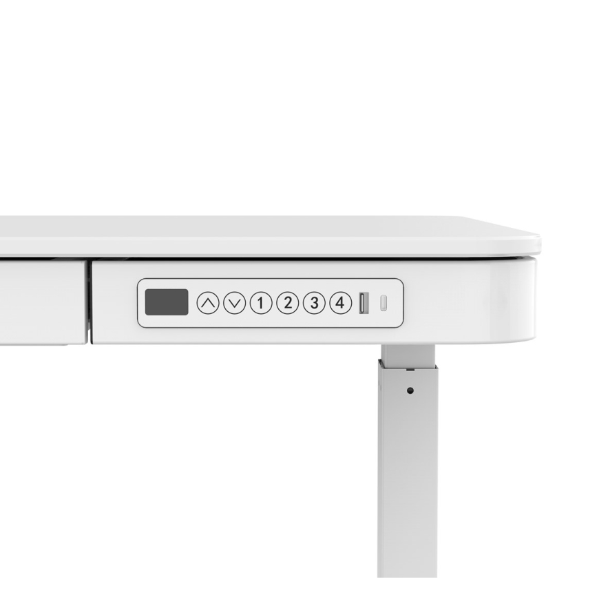 ACTIVEJET sähköisesti säädettävä pöytä 120x60 ET119S valkoinen – 5