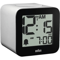 Braun BC25WP-DCF Radio-controlled clock Other Black, White