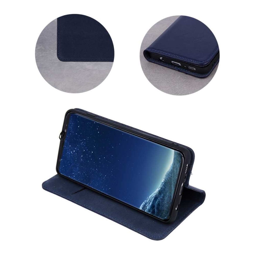 Odinis knygos dėklas iPhone 13 Pro Mėlynas – 2