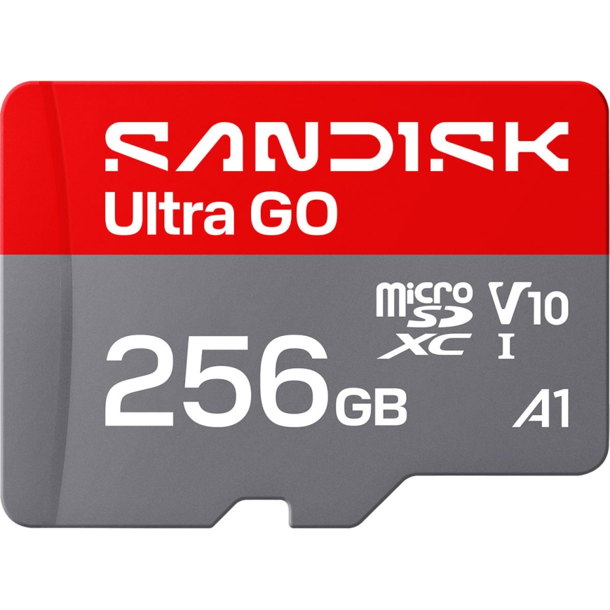 SanDisk 256 GB Ultra GO UHS-I U1 V10 microSDXC memory card