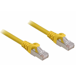 Sharkoon Patch cable S/FTP Cat.6a LSOH 2m yellow