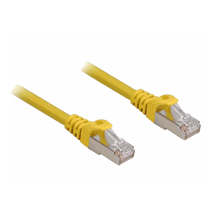 Sharkoon Patch cable S/FTP Cat.6a LSOH 2m yellow