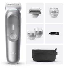 Braun Series 7 BG7550 kūno plaukų kirpimo mašinėlė / skustuvas Pilka