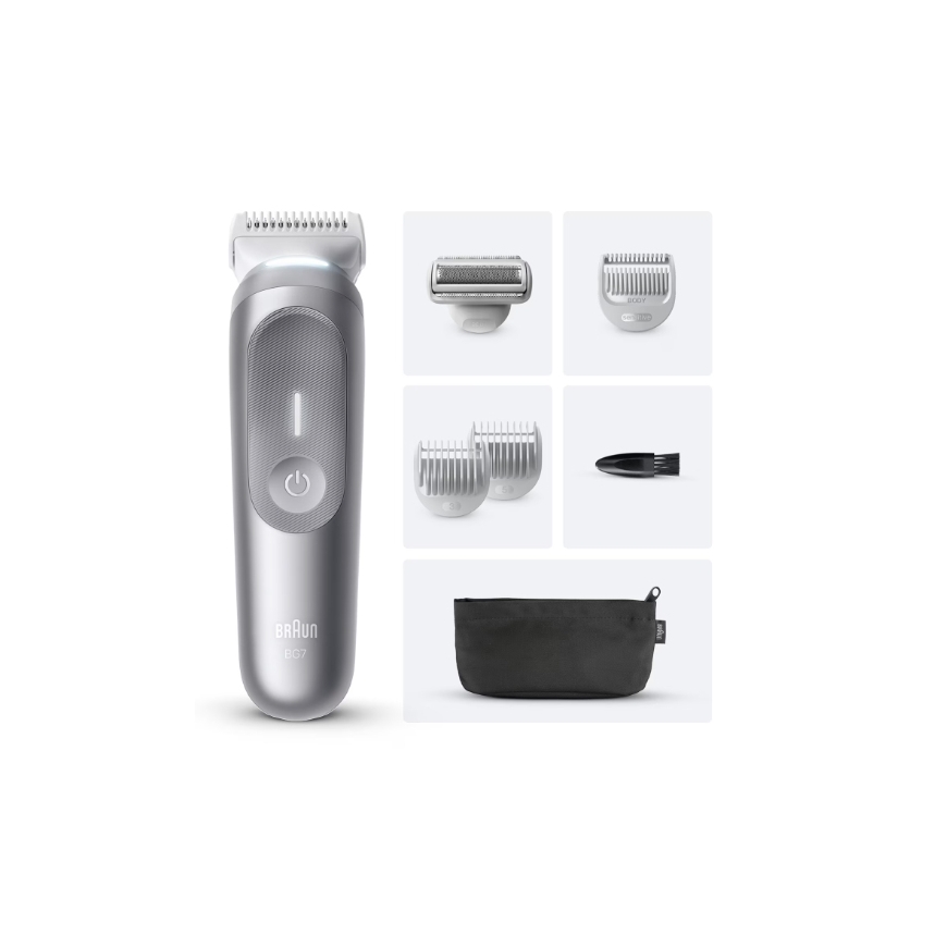 Braun Series 7 BG7550 ihokarvanpoistohöylä Harmaa