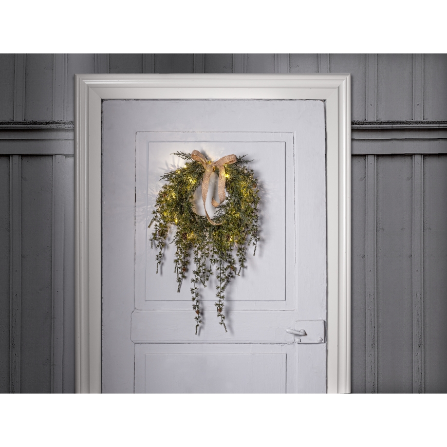 Star Trading Barr sveču vainags 35 cm, zaļš – 2