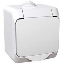Schneider SOCKET SINGLE IP44 WHITE CEDAR+ Schneider SOCKET SINGLE IP44 WHITE CEDAR+