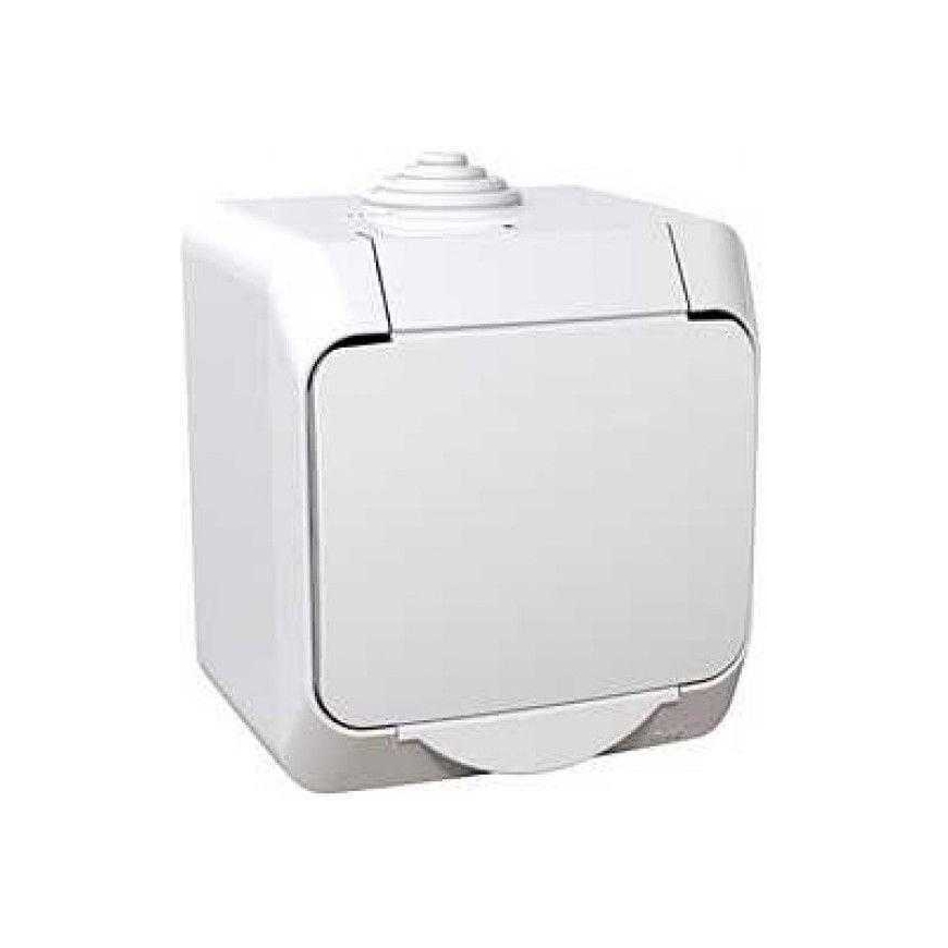 Schneider SOCKET SINGLE IP44 WHITE CEDAR+ – 4