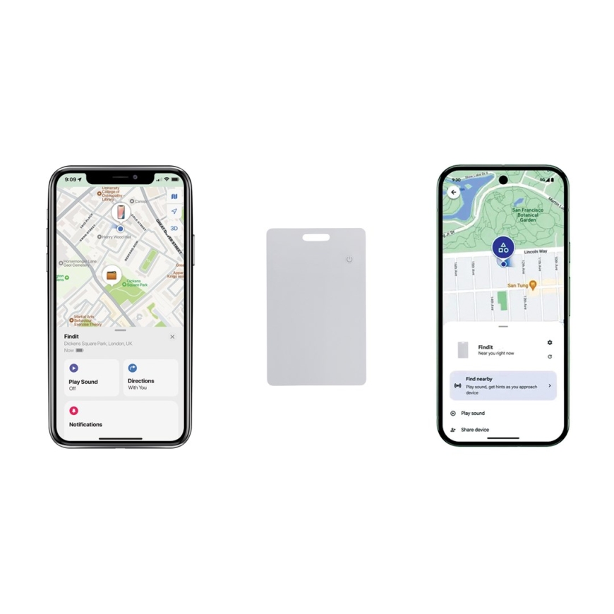 XD Connects FindIt Dual RCS Wallet Tracker – Apple Find My ja Android Find Hub (Kortti) P301.6403 – 5