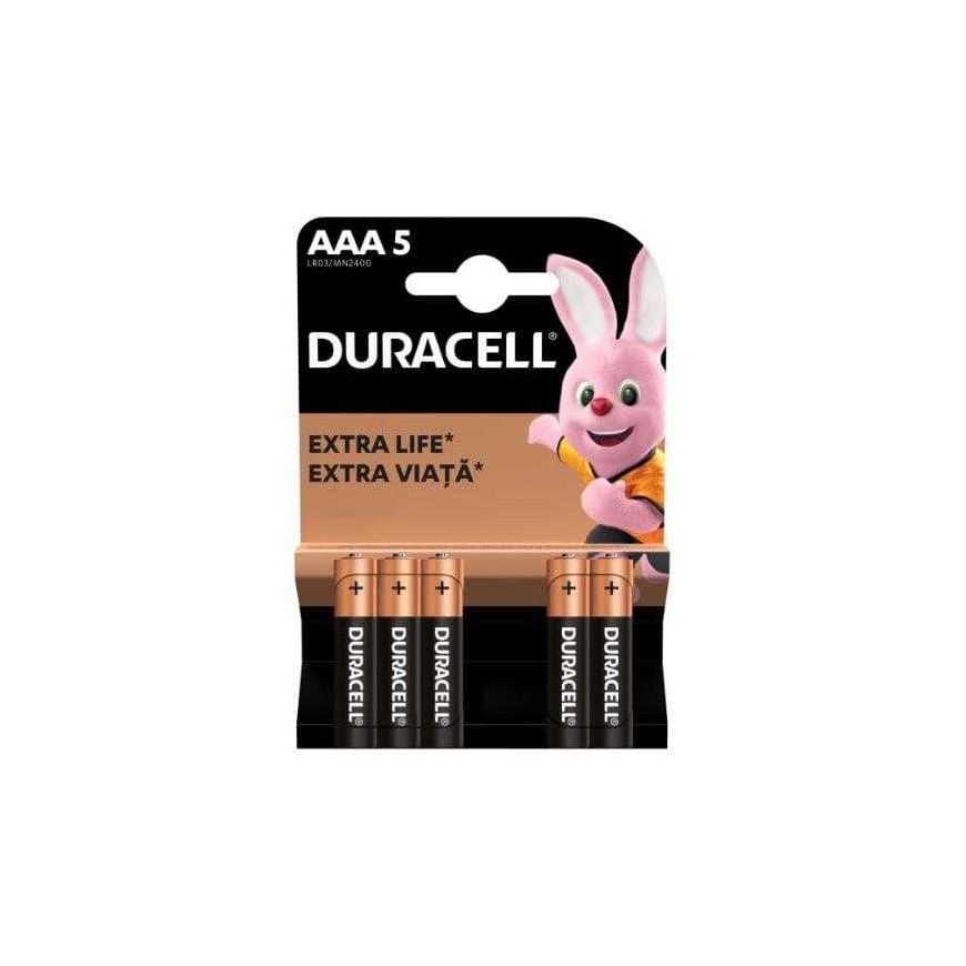 Duracell Extra Life AAA 5pcs