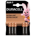 Duracell Extra Life AAA 5 kpl Duracell Extra Life AAA 5 kpl