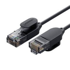 Ugreen 70654 verkkokaapeli Musta 5 m Cat6a U/UTP (UTP)
