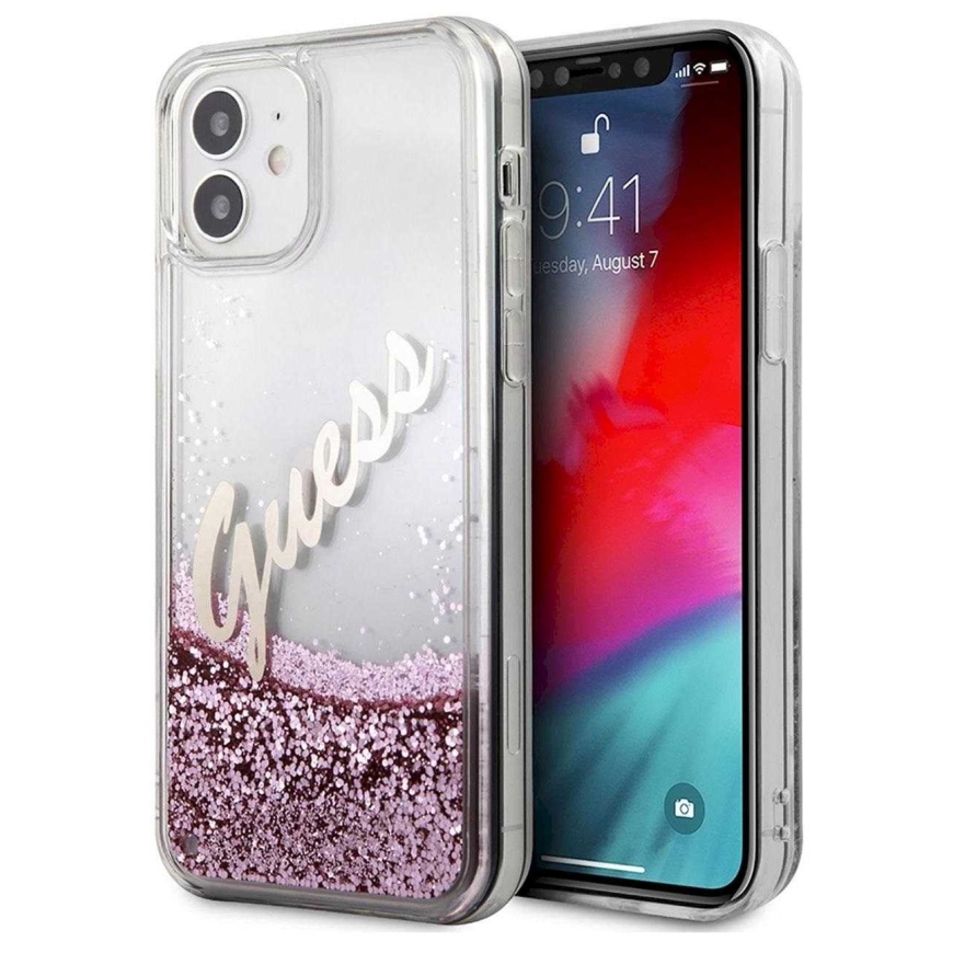 Guess "GUHCP12SGLVSPI Liquid Glitter Vintage Cover для iPhone 12 mini" Pin