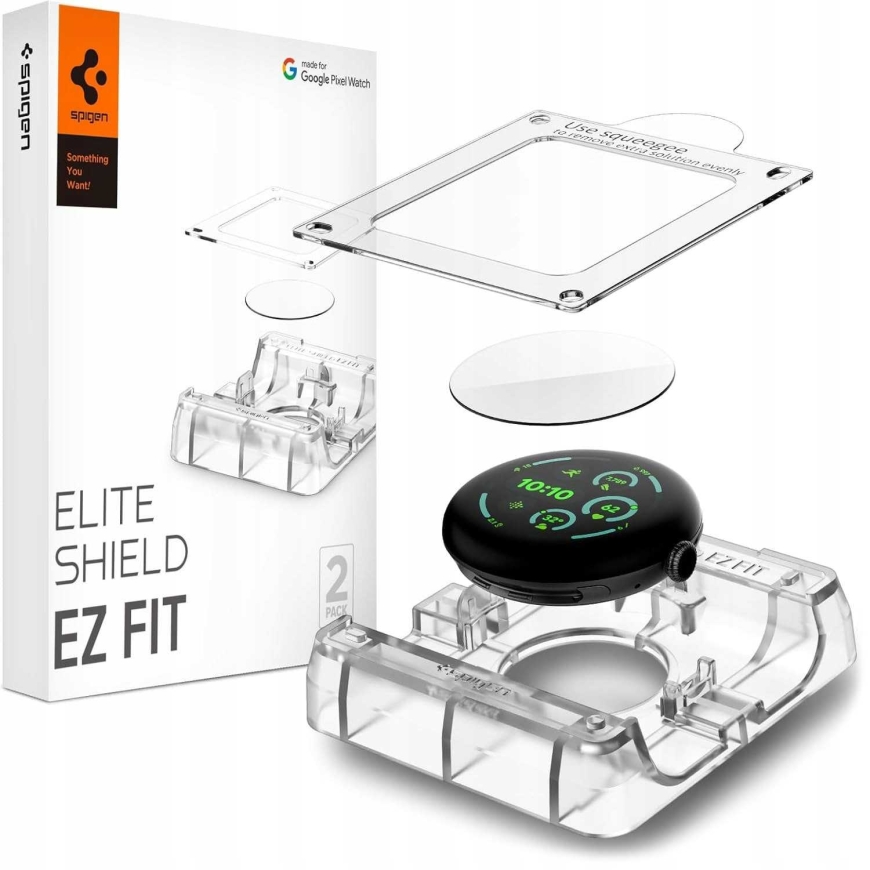 Spigen EliteShield EZ Fit 2-Pack Google Pixel Watch 4/3 45mm – 3