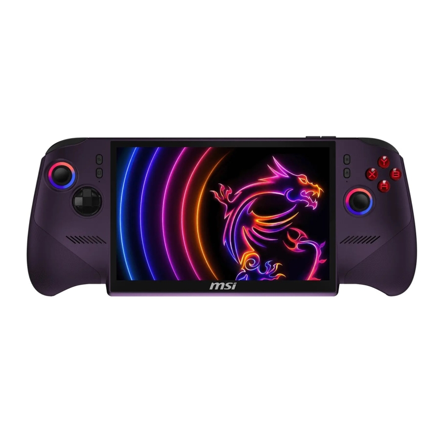 MSI Claw 8 EX AI+ CG3EM-046PLY kannettava pelikonsole 20.3 cm (8") 1 TB kosketusnäyttö Wi-Fi Void Purple