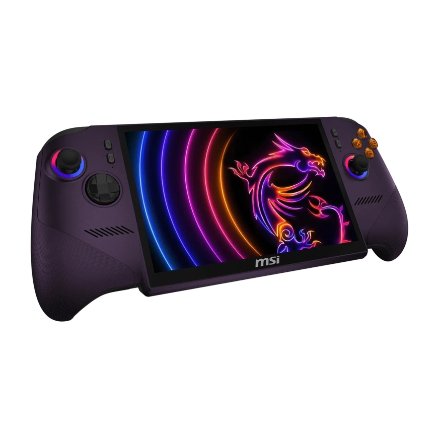 MSI Claw 8 EX AI+ CG3EM-046PLY kaasaskantav mängukonsool 20.3 cm (8") 1 TB puutetundlik ekraan Wi-Fi Void Purple – 2