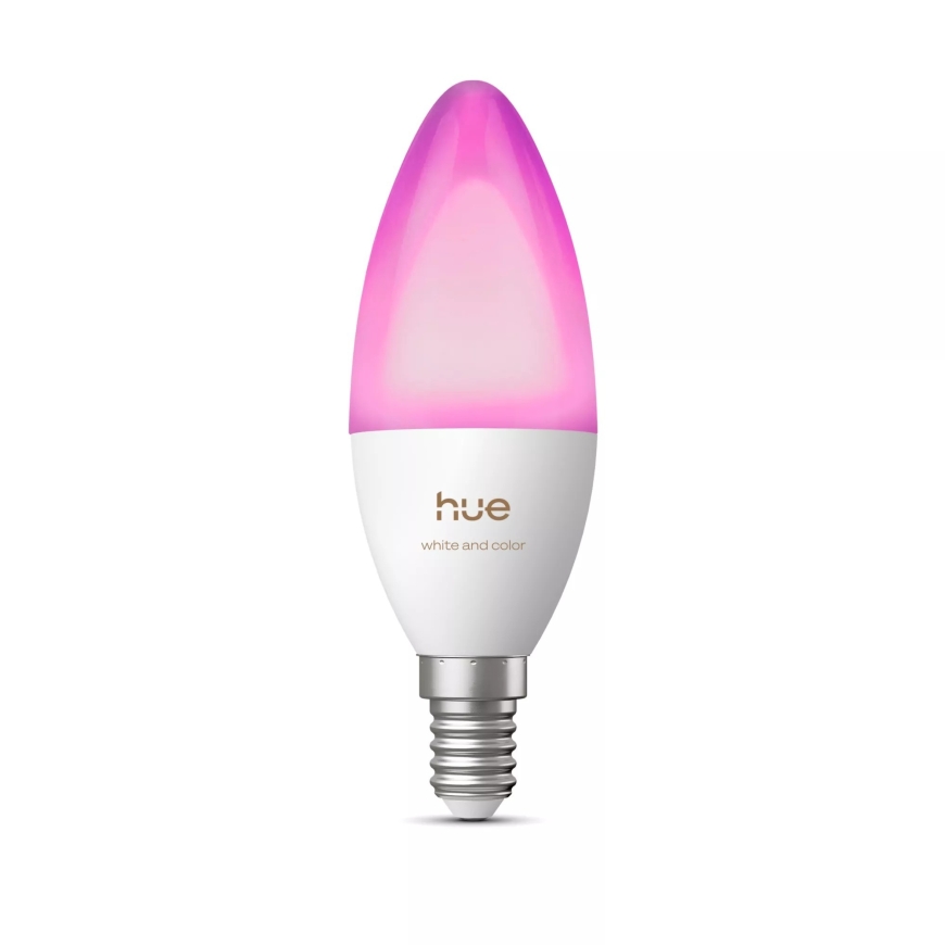 Philips Hue LED-kynttilälamppu, B39, E14, White and Color, 1 kpl – 2