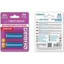 Esperanza Lādējamas zilas AA / R6 2000mAh 2 iesaiņojums Esperanza Lādējamas zilas AA / R6 2000mAh 2 iesaiņojums