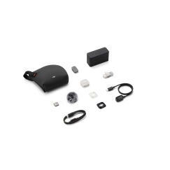 DJI Mic Mini 2S bezvadu mikrofons, 1 raidītājs, mobilais uztvērējs, uzlādes korpuss
