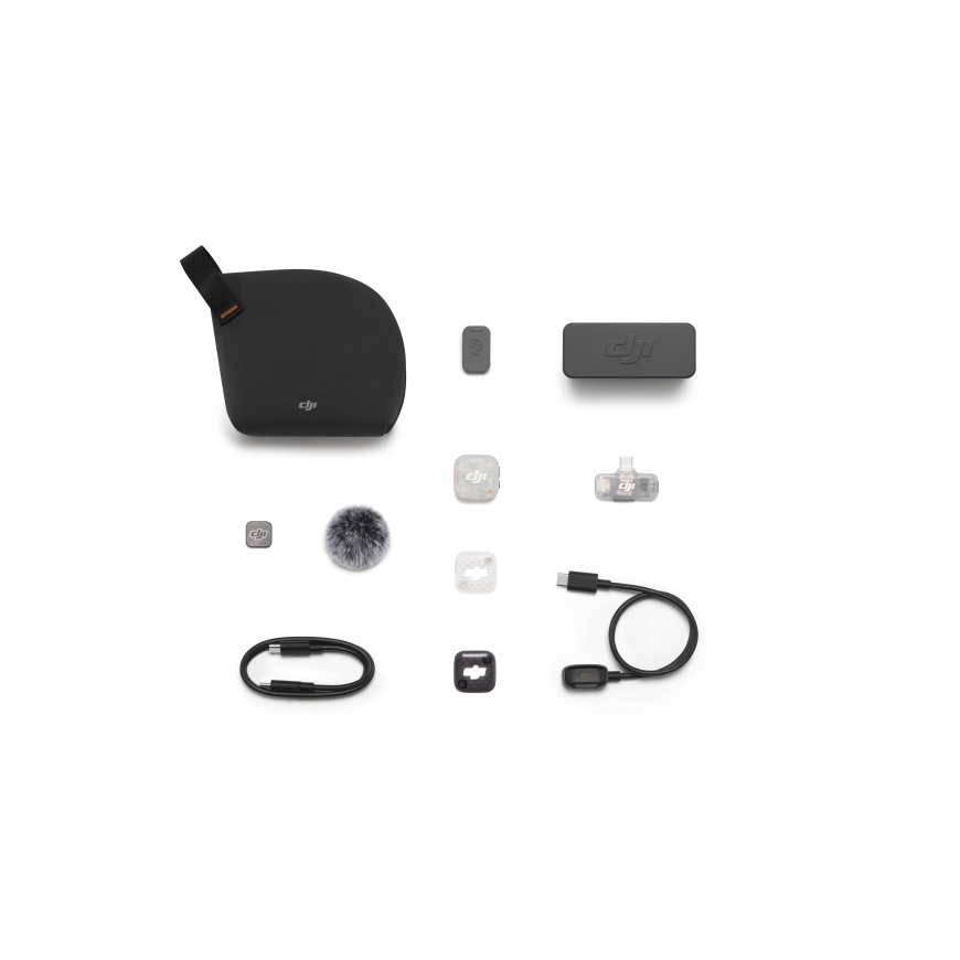 DJI Mic Mini 2S wireless microphone, 1 transmitter, mobile receiver, charging case – 2