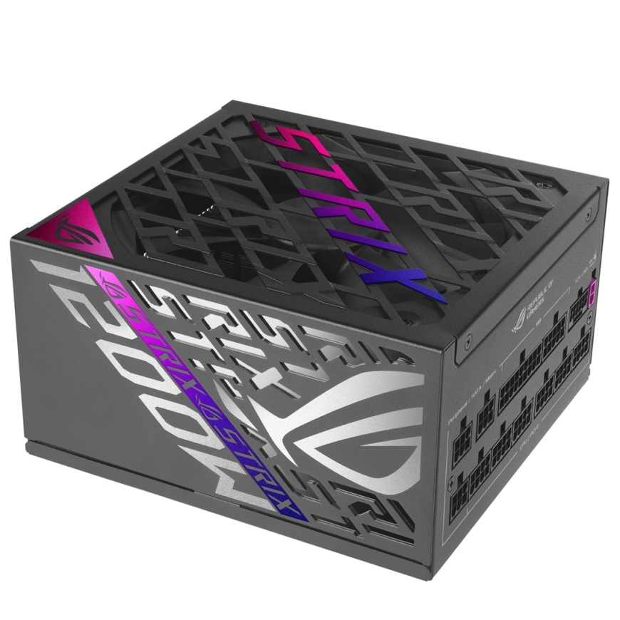 ASUS ROG -STRIX-1200P-GAMING-E toiteallikas 1200 W 20+4 pin ATX must, mitmevärviline
