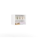 OPENO 60 WHITE Extension Unit – Modular Wardrobe Shelf, 60 cm, for the Bedroom