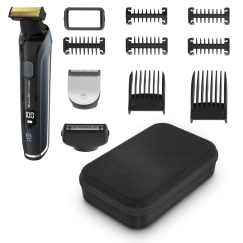 Rowenta TN6204 beard trimmer 15 1.7 cm Wet & Dry Black, Chrome