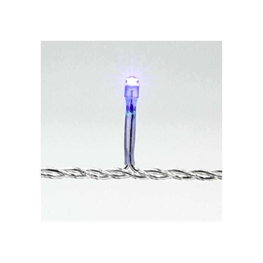 NoName Ziemassvētku eglītes gaismas 100 LED zilas