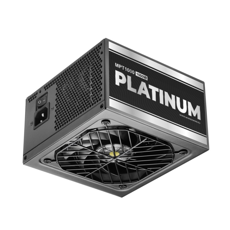 Mars Gaming MPT1000 toiteallikas 1000 W 24-pin ATX ATX Must