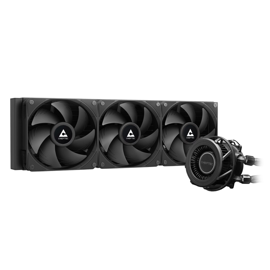Chieftec CLC-360-VRM-BLK datori korpuss Viss-vienā šķidrumu dzesētājs 12 cm Melns
