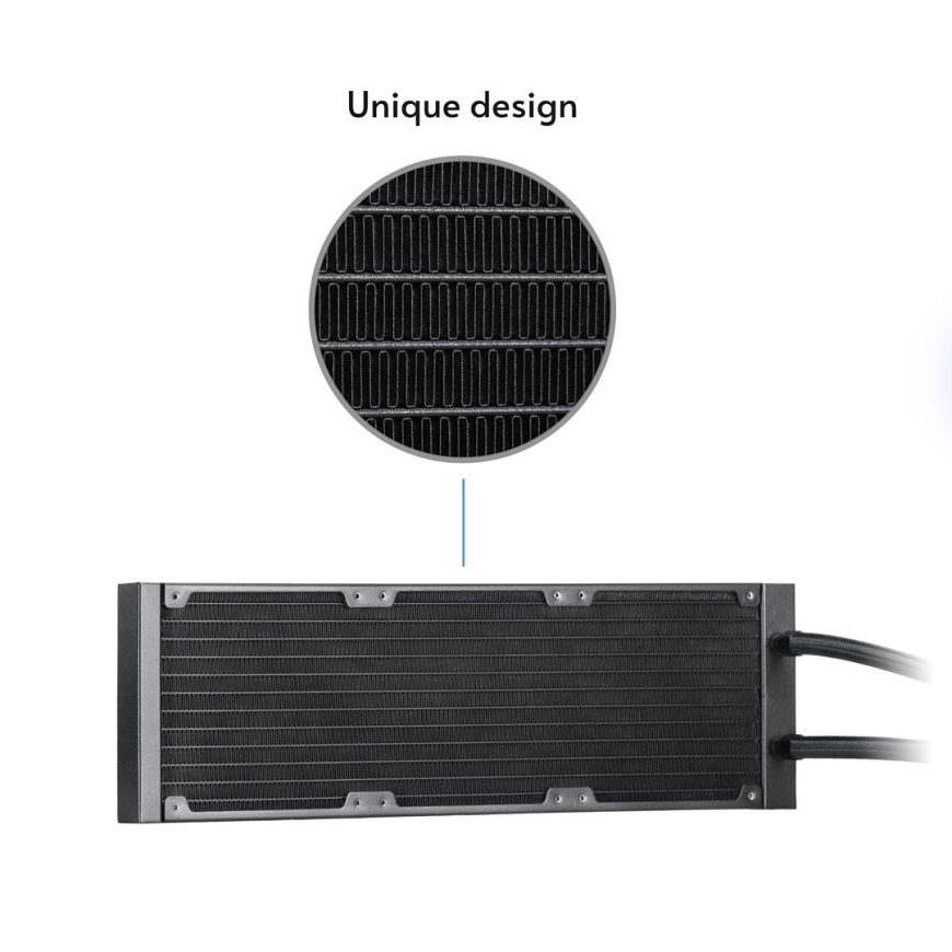 Chieftec CLC-360-VRM-BLK computer cooling system Computer case All-in-one liquid cooler 12 cm Black – 5