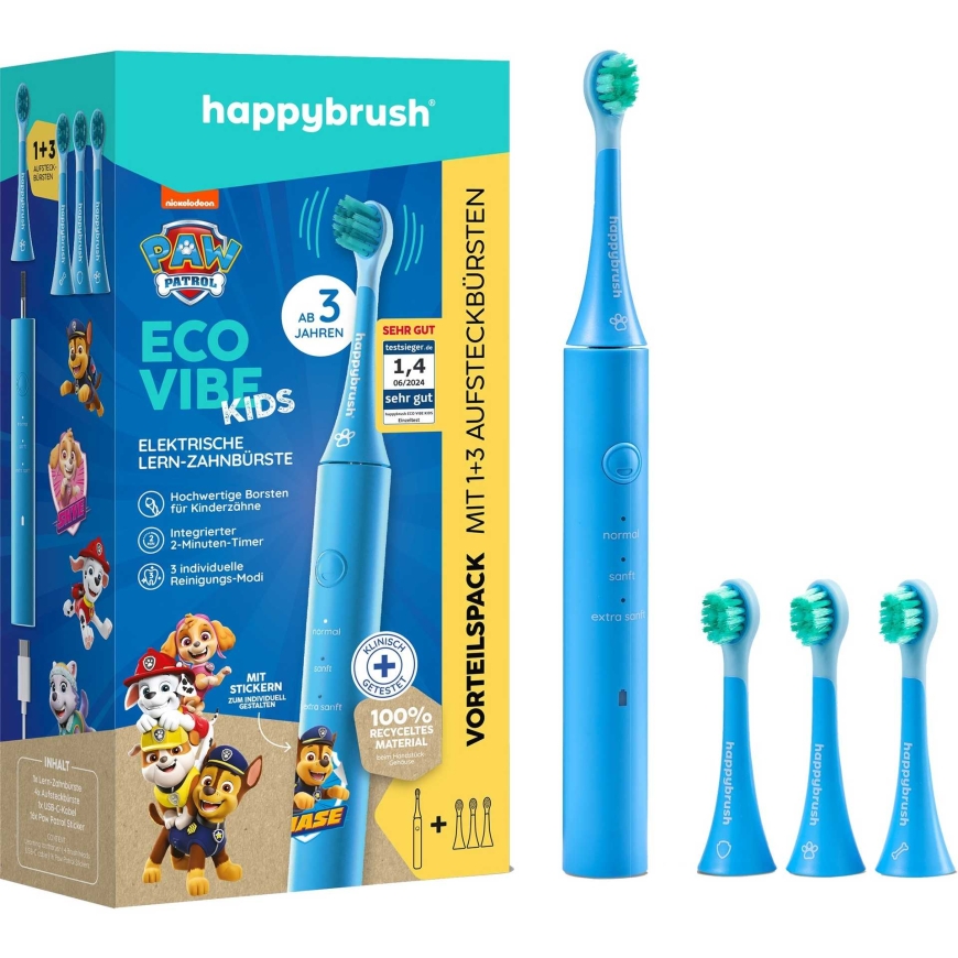 Happybrush Eco Vibe Kids Paw Patrol Blue – 4