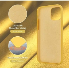 Riff "Soft Silicone Case iPhone 12 Mini" Yellow